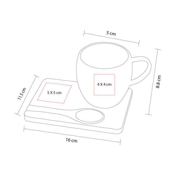 SET DE TAZA TISANA